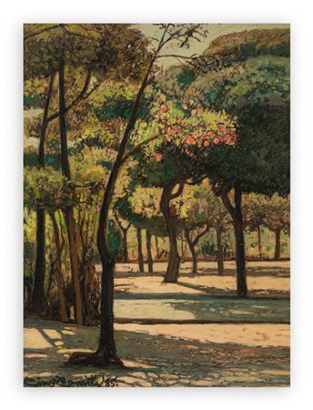 GINO ROMITI (1881-1967) - Parterre, 1955