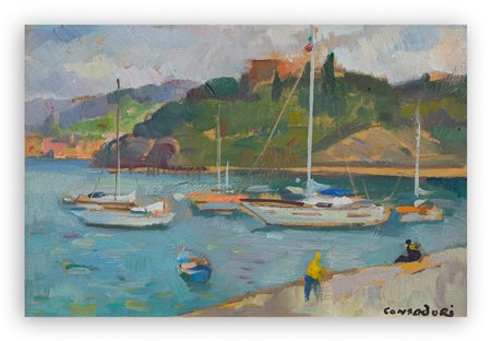 SILVIO CONSADORI (1909-1994) - Sestri Levante, 1992