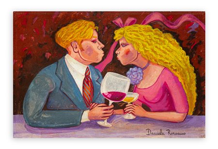 DANIELA ROMANO (1947-2009) - Brindisi al bacio