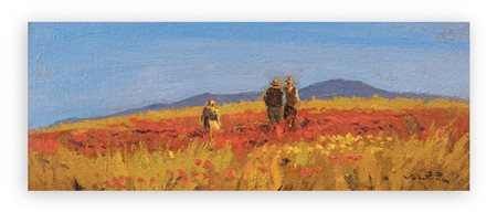 ANGIOLO VOLPE (1943) - Campo di papaveri