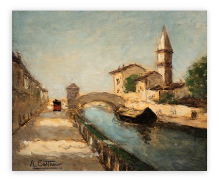 ACHILLE CATTANEO (1872-1932) - Senza Titolo