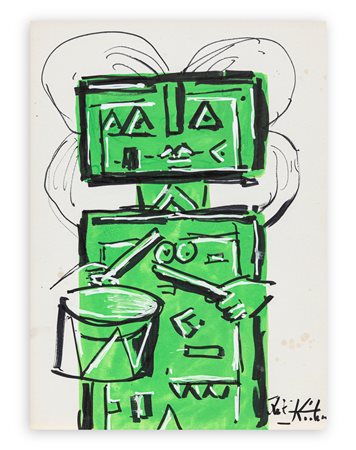 IBRAHIM KODRA (1918-2006) - Senza Titolo