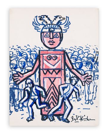 IBRAHIM KODRA (1918-2006) - Senza Titolo
