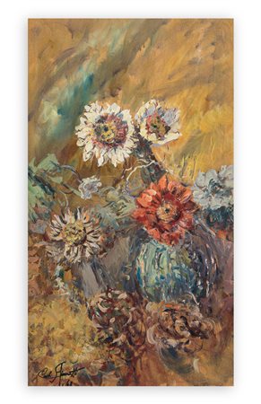 CARLO AIMETTI (1901-1980) - Fiori esotici, 1969