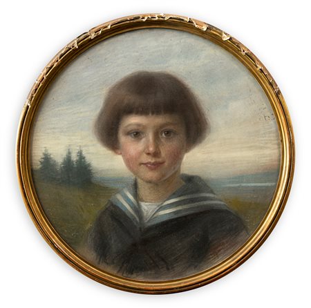 FEDERICO GARIBOLDI (1879-1950) - Senza Titolo (Fanciulla)