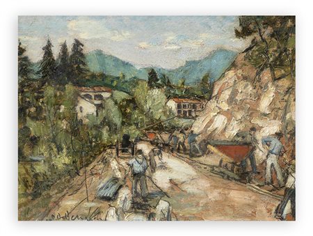 DOMENICO DE BERNARDI (1892-1963) - Senza Titolo, 1947