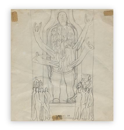 REMO BRINDISI (1918-1996) - Senza Titolo, 1939