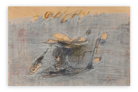 GIANCARLO CAZZANIGA (1930-2013) - Senza Titolo, 1966