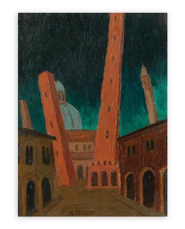 ANDREA RACCAGNI (1921-2005) - Torri, 1951