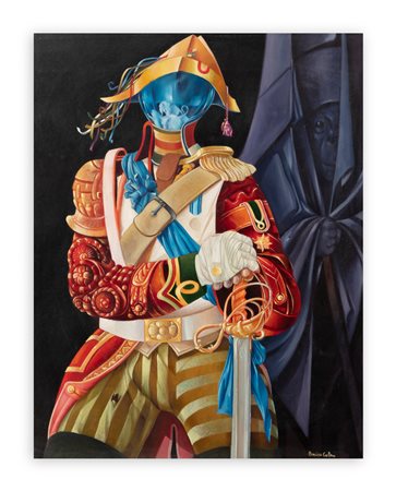 MAURIZIO CARLONI (1941-2001) - Uomo d'arme