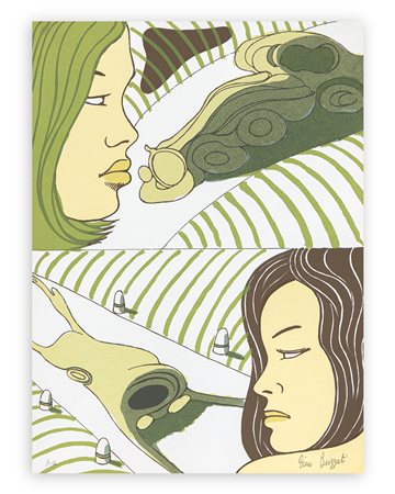 DINO BUZZATI (1906-1972) - Vecchia auto, 1968