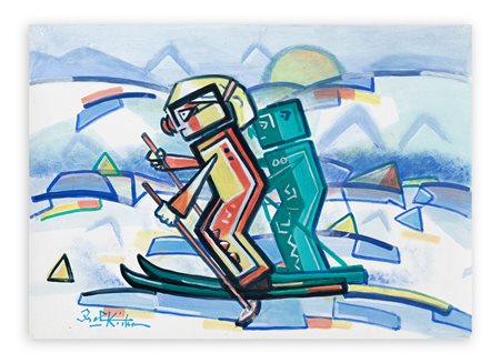 IBRAHIM KODRA (1918-2006) - Senza Titolo