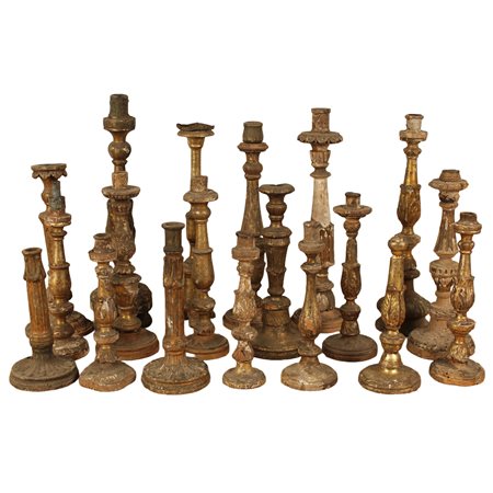 Grande lotto di torcieri