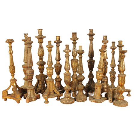 Grande lotto di torcieri