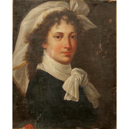 Scuola inglese della fine del secolo XVII "Ritratto di giovinetto"