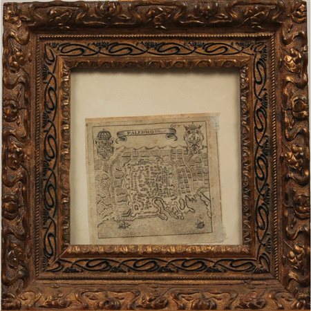 Piccola pianta della città di Palermo