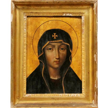 Scuola siciliana degli inizi del secolo XIX "La Madonna"