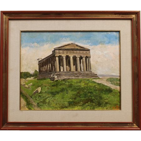 Giovanni Filosa (1850/1935) "Tempio di Segesta"