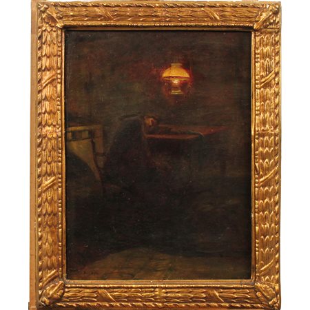 Friis Nibo (1869/1929) "Ubriaco all'osteria"