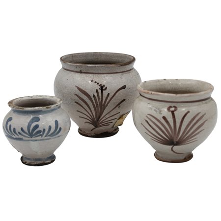 Lotto di tre vasi
