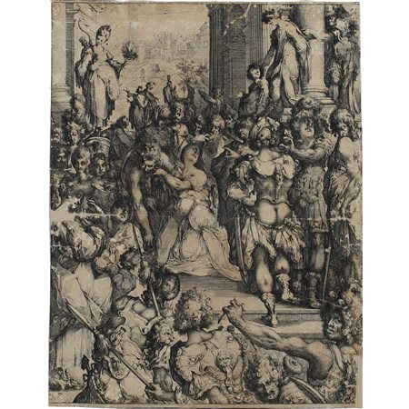 Jaques Bellange (1575/1616) "Il martirio di Santa Lucia"
