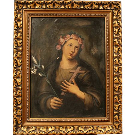 Scuola siciliana della fine del secolo XVIII "Santa Rosalia"