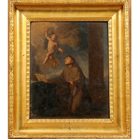 Scuola siciliana della fine del secolo XVII "Sant'Antonio in estasi"