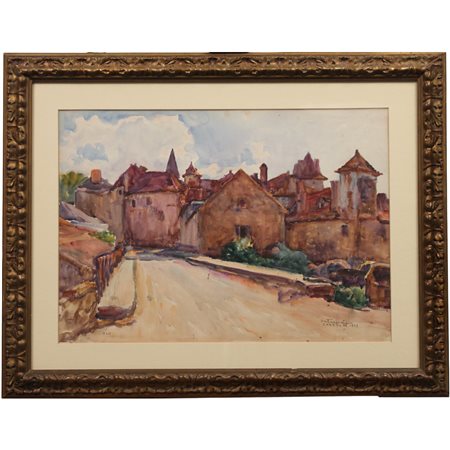 Pietro De Francisco (1873/1969) "Case, Carenac"