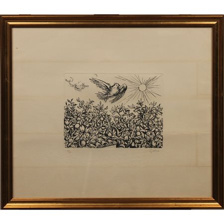 Renato Guttuso (1911/1987) "Volatile"