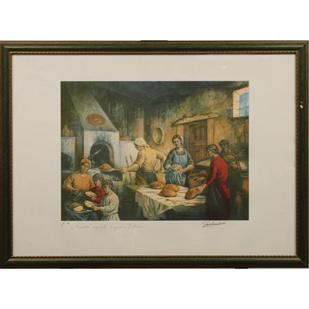 Gianbecchina (1909/2001) "Al forno"