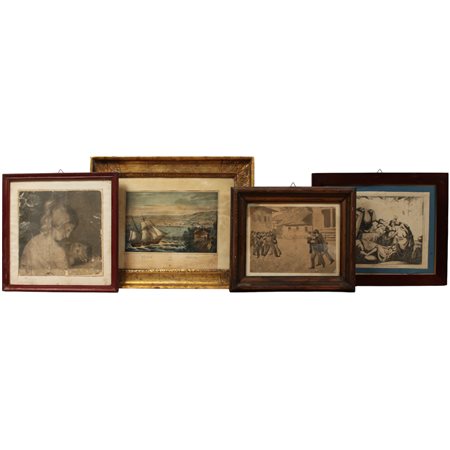 Lotto di quattro stampe 