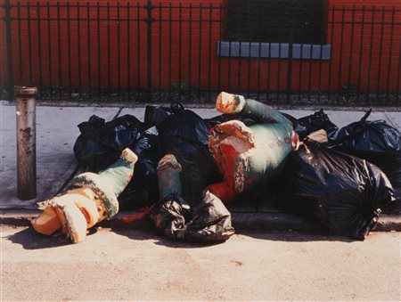 TONY OURSLER Trash Santa Clause, 1998