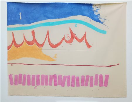 GIORGIO GRIFFA Sei colori, 2001