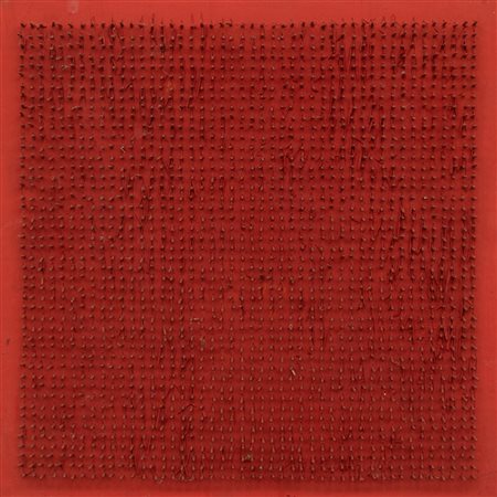 BERNARD AUBERTIN Tableau clous, 1969