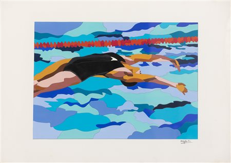UGO NESPOLO Il nuoto, 1984