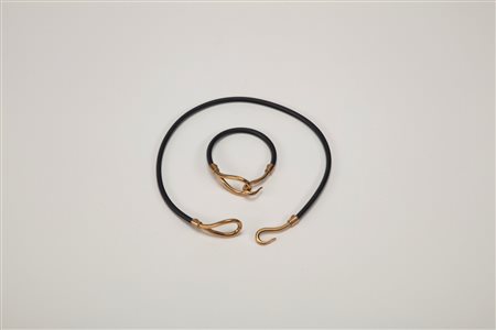 Hermès - Lotto composto da girocollo e bracciale Jumbo