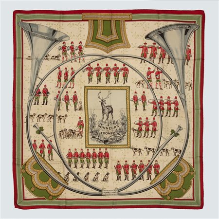 Hermès - Foulard Sonneurs de Trompe, 1961
