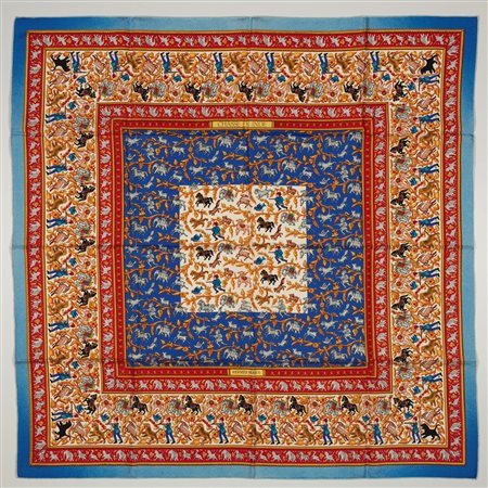 Hermès - Foulard Chasse en Inde , 1986