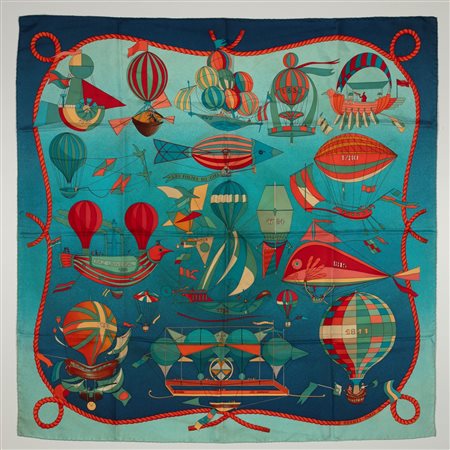 Hermès - Foulard Les Folies du Ciel, 2003