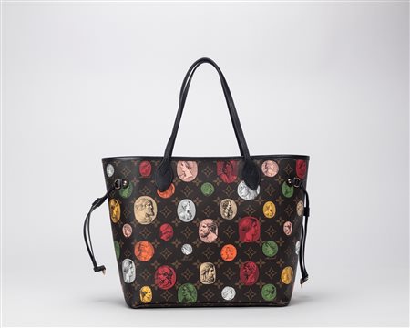 Louis Vuitton - Borsa Fornasetti Monogram Cameo Neverfull 