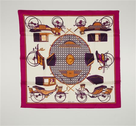 Hermès - Foulard 70 Les Voitures à transformation, 2008