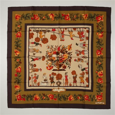 Hermès - Foulard Les Jardiniers du Roy, 1999