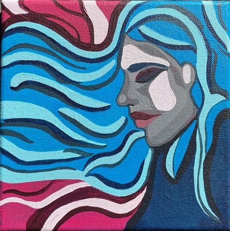 BARTOCCETTI ALESSIA Milano (MB) 1980 "Nel vento, il mare" 2024 Colori...