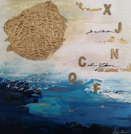 URSO IVANA san cataldo cl (cl) 1978 into the blu 2019 tecnica mista su tela,...