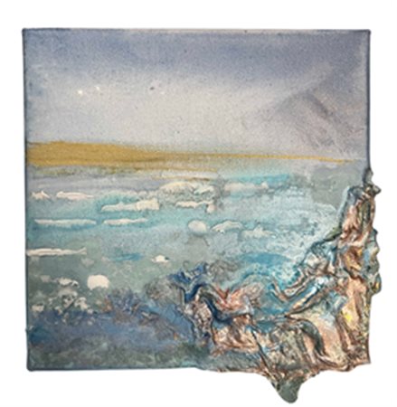 SARCINA CINZIA Milano (Milano) 1962 Abbracci d’acqua ll 2025 Acrilico,gesso e...