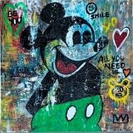 TINA ARTLAB Benin City (NGA) (Seleziona) 1983 Mickey Mouse 2024 Acrilico...