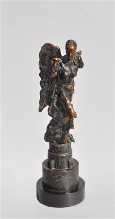 Floriano Bodini (Gemonio 1933 - Mailand/Milano 2005) Nike, 1987;Bronzo,...