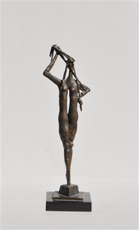 Agenore Fabbri (Quarrata 1911 - Savona 1998) Ballerina, Anni ‘50;Bronzo, base...