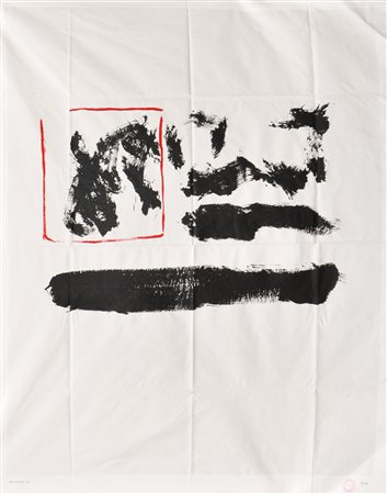 Marijan Jevsovar (1922 - 1998) Senza titolo;Serigrafia su stoffa, 132 x 154...