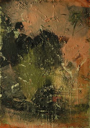 Rudolf Stingel (Meran/Merano 1956) Senza titolo, 1985;Olio su tela, 92,5 x 65...